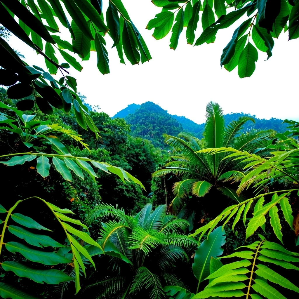 Malaysian rainforest conservation area