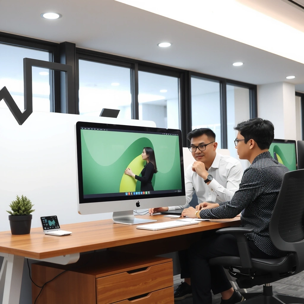 Modern Malaysian technology company office